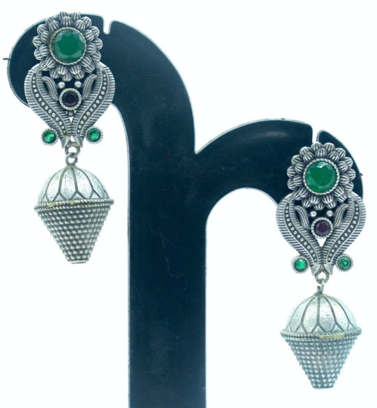 Green Stone Earring